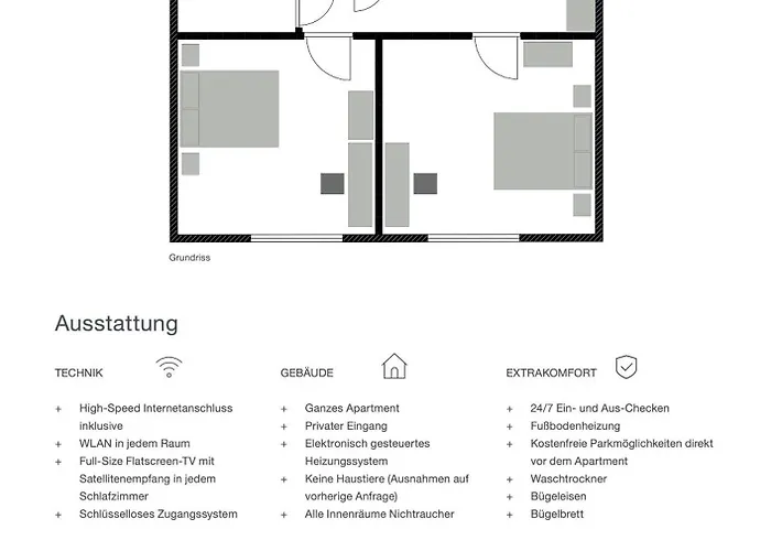 Apartamento Zehnthof2a Wh02 Og - 2 Sz, 4 Betten
